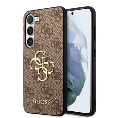Guess Samsung Galaxy S23 Skal 4G Logo Brun