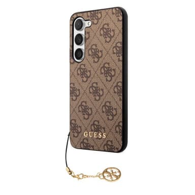 Guess Samsung Galaxy S23 Skal 4G Charms Brun