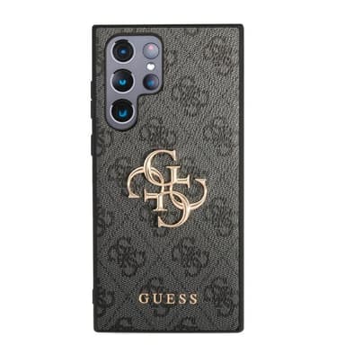 Guess Samsung Galaxy S23 Ultra Skal 4G Logo Grå