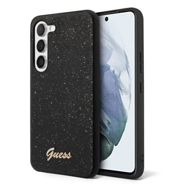 Guess Samsung Galaxy S23 Skal Fixed Glitter Case Svart