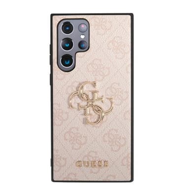 Guess Samsung Galaxy S23 Ultra Skal 4G Logo Rosa