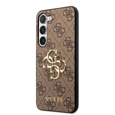 Guess Samsung Galaxy S23 Skal 4G Logo Brun