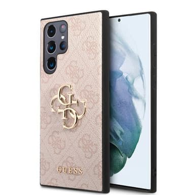 Guess Samsung Galaxy S23 Ultra Skal 4G Logo Rosa