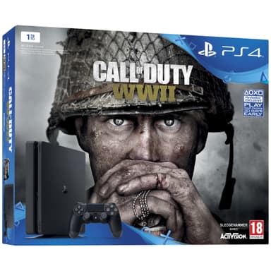 PlayStation 4 Slim 1 TB + Call of Duty WWII bundle