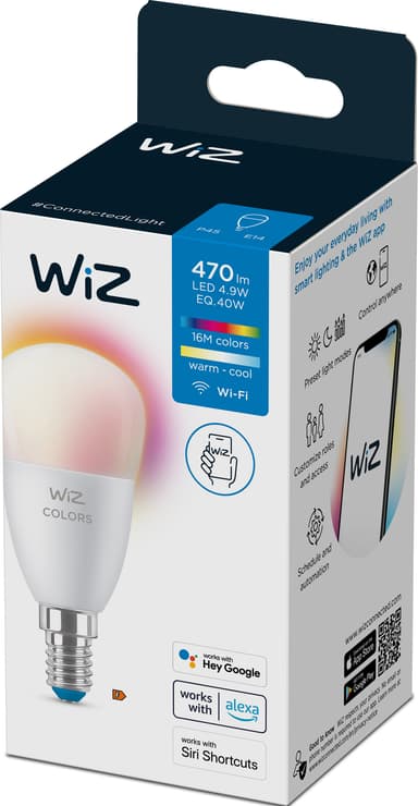 WiZ glödlampa 40W E14 929003499701
