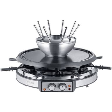 Severin RG 2348 Raclette 8 fonduegafflar, 8 pannor