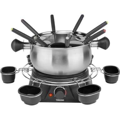 Tristar FO-1109 Fondue 1400 W 8 fonduegafflar Svart,