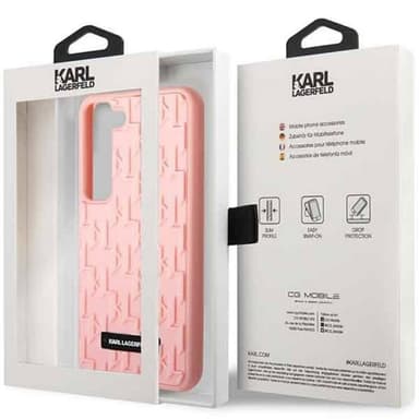 Karl Lagerfeld 3D monogram Samsung Galaxy S23 - Rosa