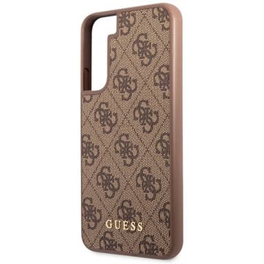 Guess Hardcase 4G metal gold logo Samsung Galaxy S23 - Brun