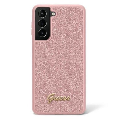 Guess hardcase glitter script Samsung Galaxy S23 - Rosa