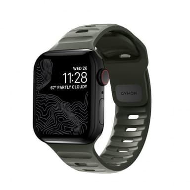 NOMAD Apple Watch 38/40/41mm Armband Sport Band Ash Green