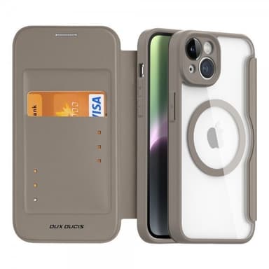 DUX DUCIS iPhone 14 Fodral Skin X Pro Series MagSafe Khaki