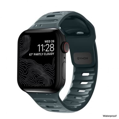NOMAD Apple Watch 42/44/45mm/Apple Watch Ultra Armband Sport Band Marine Blue