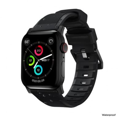 NOMAD Apple Watch 38/40/41mm Armband Rugged Band Svart