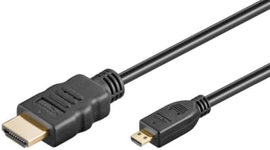 Goobay Höghastighets HDMI™-kabel med Ethernet (Micro, 4K   60 Hz)