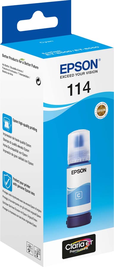 Epson 114 EcoTank Cyan bläckflaska
