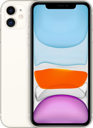iPhone 11 smartphone 64GB (vit)