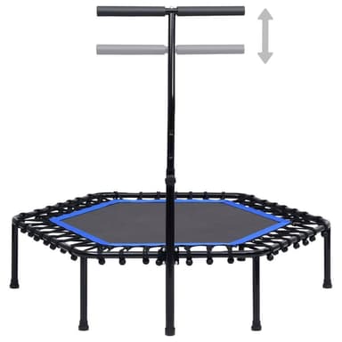 vidaXL Studsmatta med handtag 122 cm
