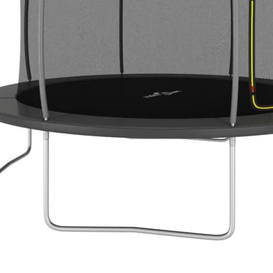 vidaXL Studsmatta rund 366x80 cm 150 kg