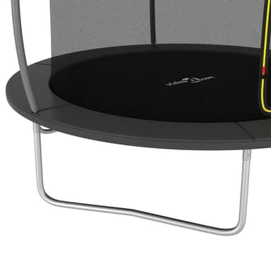 vidaXL Studsmatta rund 244x55 cm 100 kg