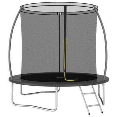 vidaXL Studsmatta rund 244x55 cm 100 kg