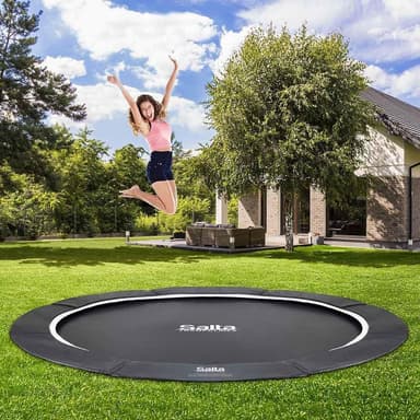 Salta Trampolines Royal Baseground Sport Ø366 cm, Svart, Studsmatta