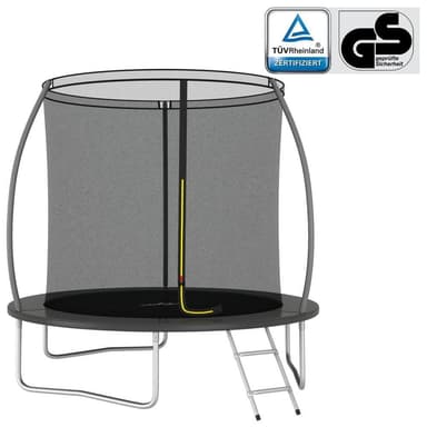 vidaXL Studsmatta rund 244x55 cm 100 kg