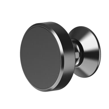 Mobilhållare Magnetisk Svart Puck med Självhäftande Tejp