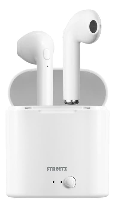 STREETZ True Wireless Grand semi-in-ear, 350 mAh case, white