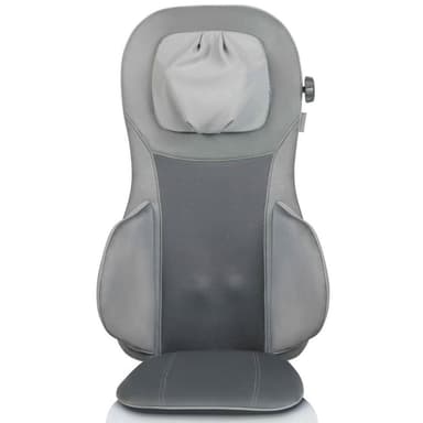 vidaXL Massagesits shiatsu/lufttrycksmassage MC 825 Plus grå
