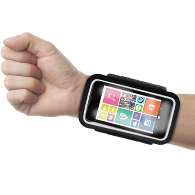 Puro Uni Running handledsband, upp till 4,3 tum Svart