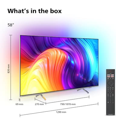 Philips 58” The One PUS8507 4K LED Ambilight Smart TV (2022)