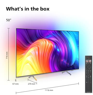 Philips 50” The One PUS8507 4K LED Ambilight Smart TV (2022)