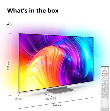 Philips 43” The One PUS8807 4K LED Ambilight Smart TV (2022)