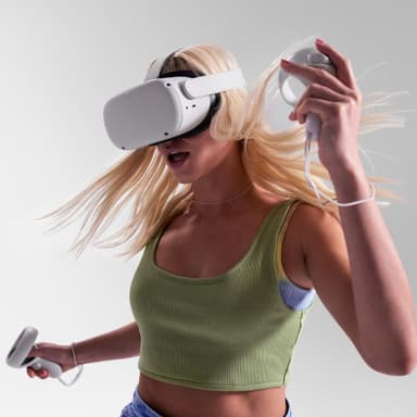 Meta Quest 2 VR portabelt headset Resident Evil 4 paket (128 GB)