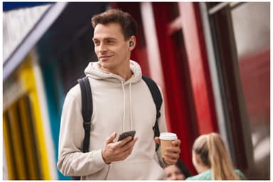 Jabra Elite 4 true wireless in ear-hörlurar (marinblå)