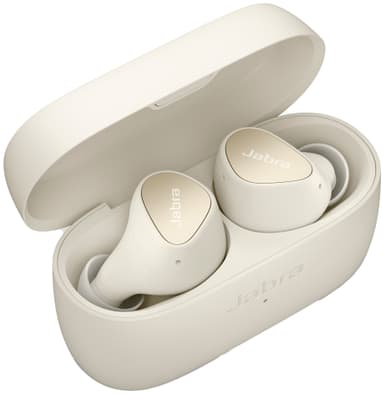 Jabra Elite 4 true wireless in ear-hörlurar (ljusbeige)