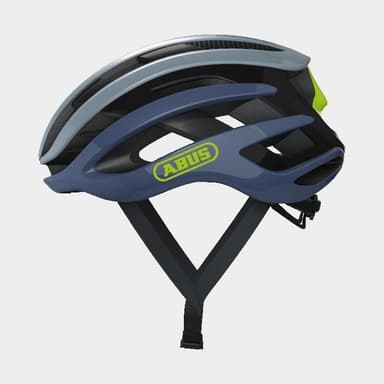 Abus AirBreaker Light Grey, Cykelhjälm Blå Large