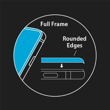 3D Härdat glas till Huawei Honor 9 - Vit ram