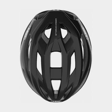 Abus StormChaser Shiny Black, Cykelhjälm Svart Large