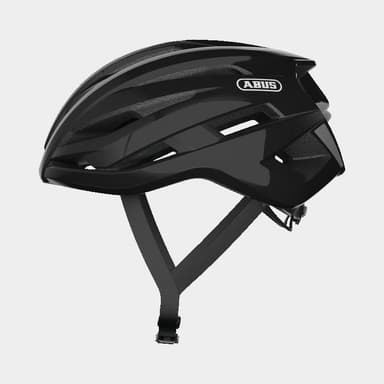 Abus StormChaser Shiny Black, Cykelhjälm Svart Large