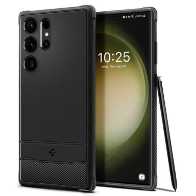 Spigen Rugged Armor skal Samsung Galaxy S23 Ultra - Svart