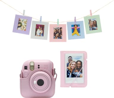 Fujifilm Instax Mini 12 tillbehörssats (rosa)