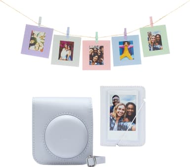 Fujifilm Instax Mini 12 tillbehörssats (vit)