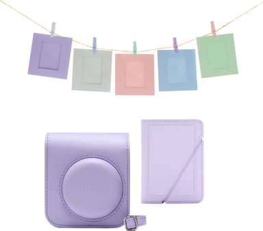 Fujifilm Instax Mini 12 tillbehörssats (lila)