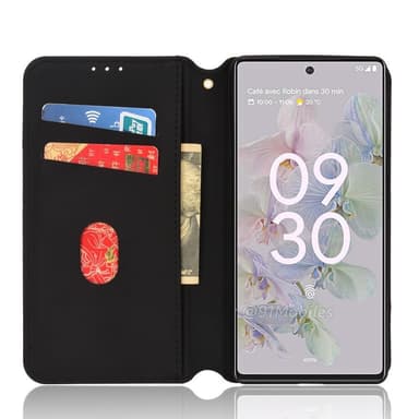 Plånboksfodral Rhombus till Google Pixel 6a - Svart