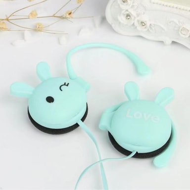 Rabbit Earbuds 3.5mm Over Ear hörlurar Grön Elgiganten