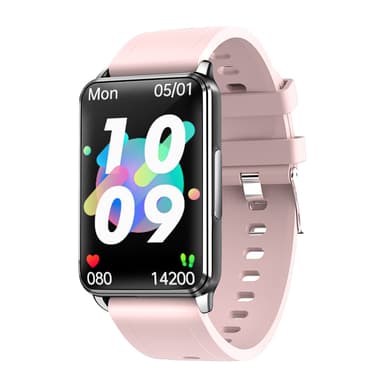 INF Smartklocka med EKG, puls, blodsyre, blodsocker Rosa