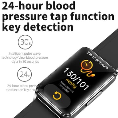INF Smartklocka med EKG, puls, blodsyre, sömnmonitor Silver