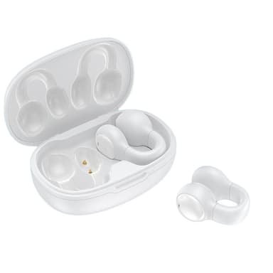 Ear-free / Bone conduction hörlurar Bluetooth 5.2 Vit